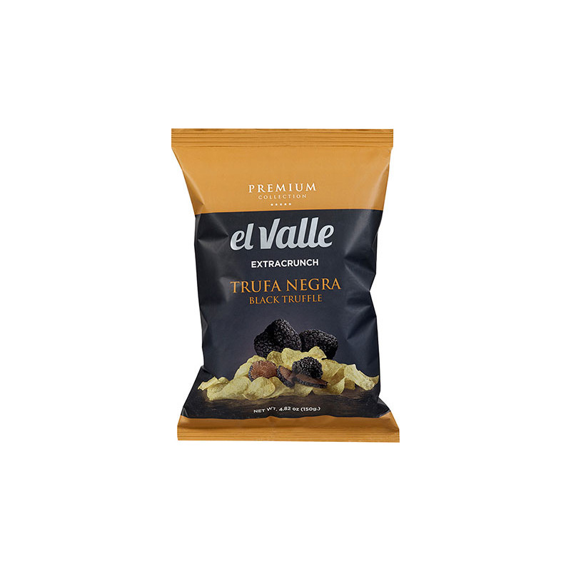 El Valle - Patatas Fritas Black Truffle - Kartoffelchips mit schwarzem Trüffel