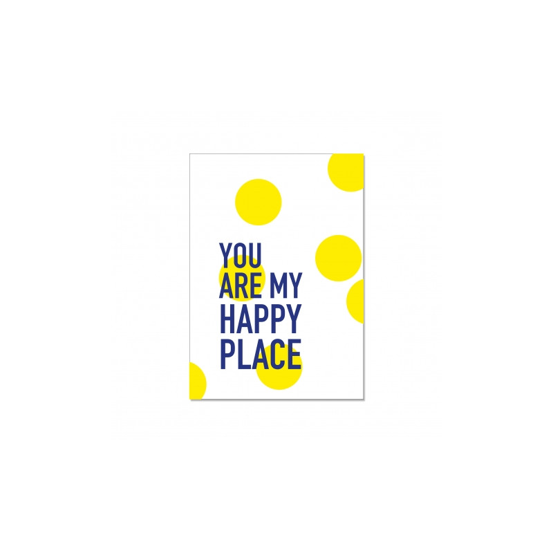 Postkarte - you are my happy place