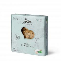 Sbrisola Riso Menta - Gebäck aus Reismehl und Minze