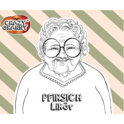 Crazy Granny - Pfirsich Likör