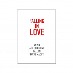 Postkarte - Falling in Love