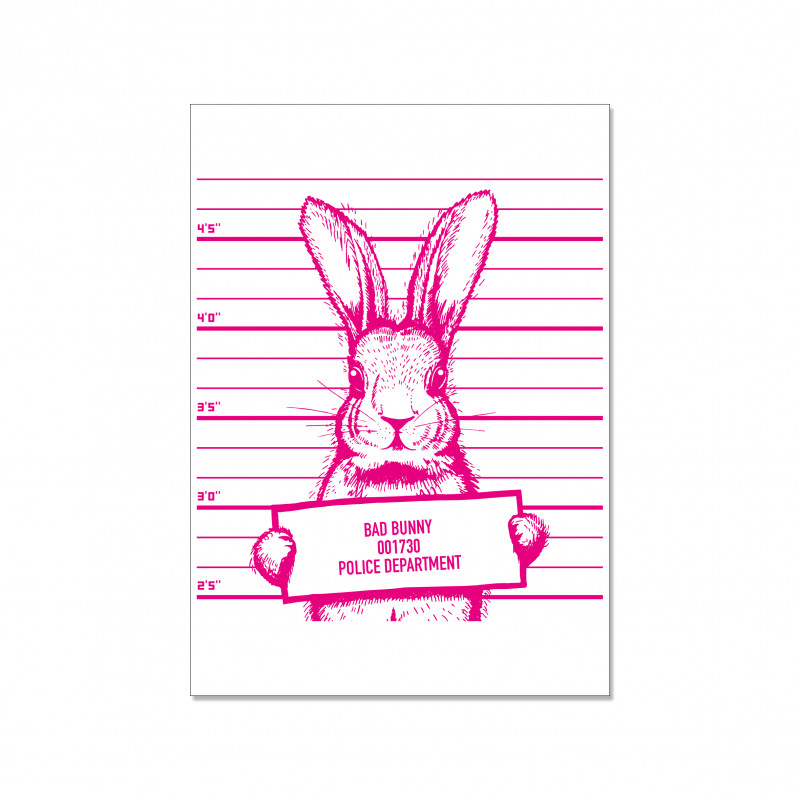 Postkarte - Bad Bunny