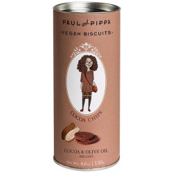 Paul & Pippa - Cocoa Chips - Biscuits mit Olivenöl und Kakao