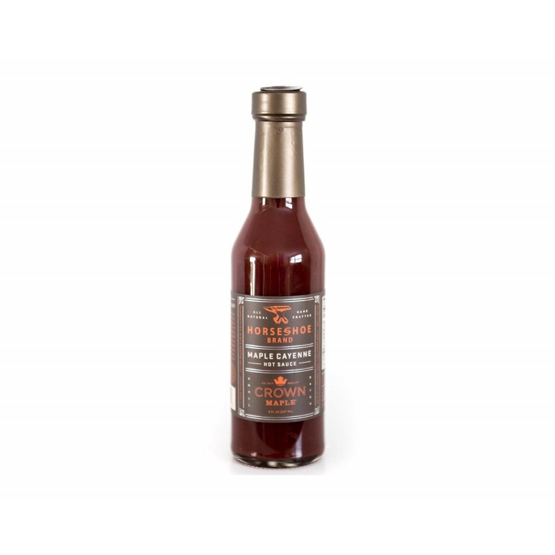 Horseshoe Brand - Maple Cayenne Hot Sauce - medium hot Horseshoe Brand - Maple Cayenne Hot Sauce - medium hot