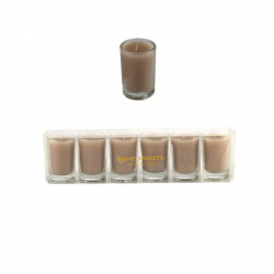 Home Society - Votive Candle Set 6 sand - Votive Kerzen 6er Set - sand