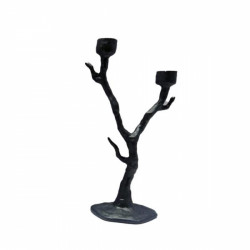 Home Society - Candle Holder Branch black large