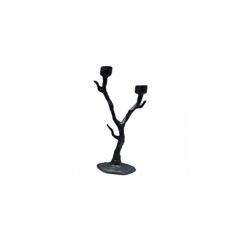 Home Society - Candle Holder Branch black large