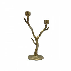 Home Society - Candle Holder Branch metal gold large