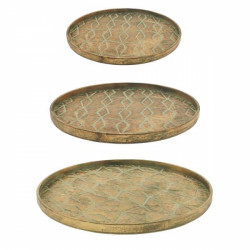 Home Society - Tray Bentley metal gold - Set 3