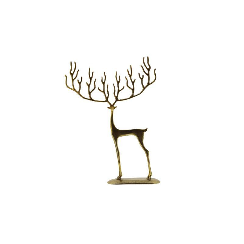 Home Society - Deco Deer Foley metal gold large