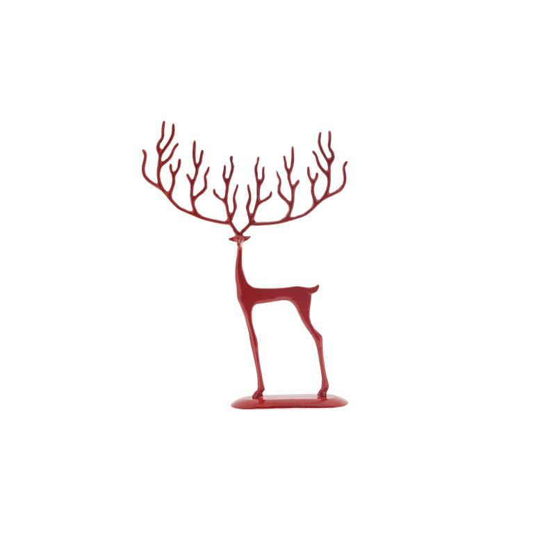 Home Society - Deco Deer Foley metal red large