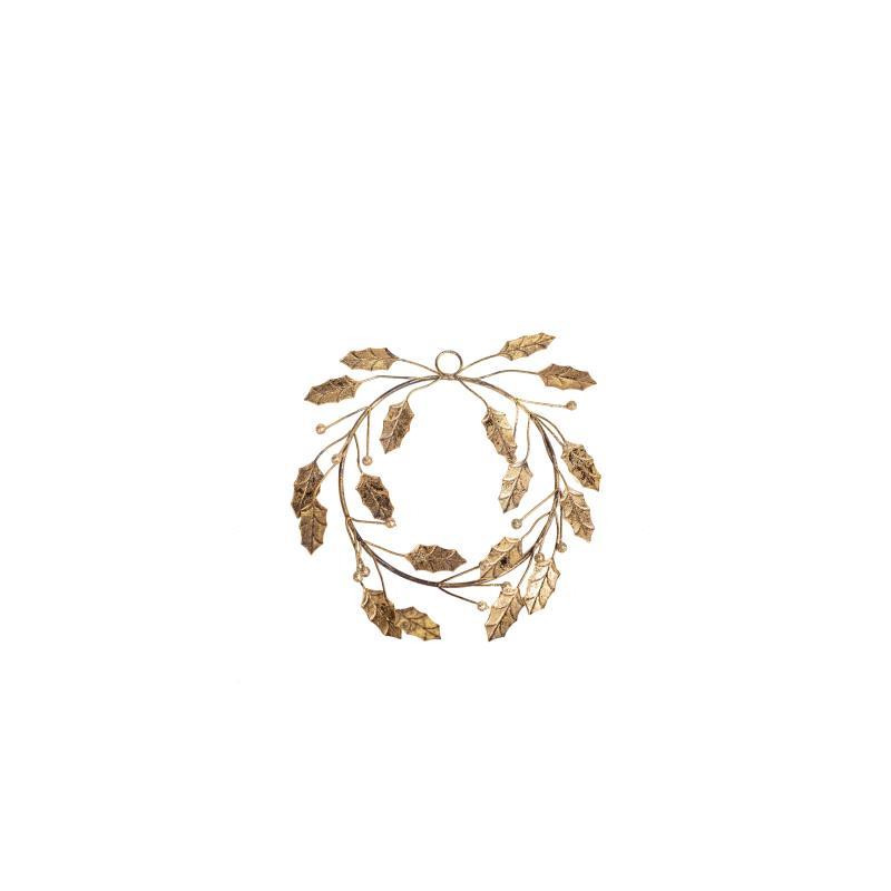 Home Society - Wreath Aurland gold small