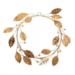 Home Society - Wreath Aurland gold large
