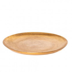 Home Society - Tray Mare wood gold large