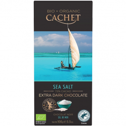 Cachet Schokolade - Extra Dark Chocolate 72% - Sea Salt