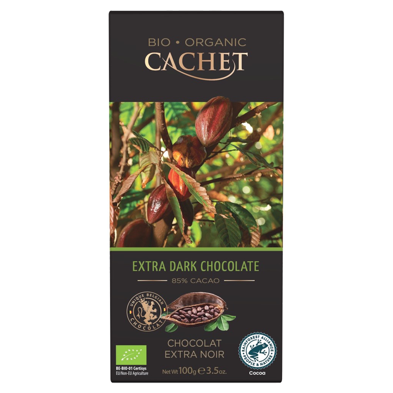 Cachet Schokolade - Extra Dark Chocolate 85%