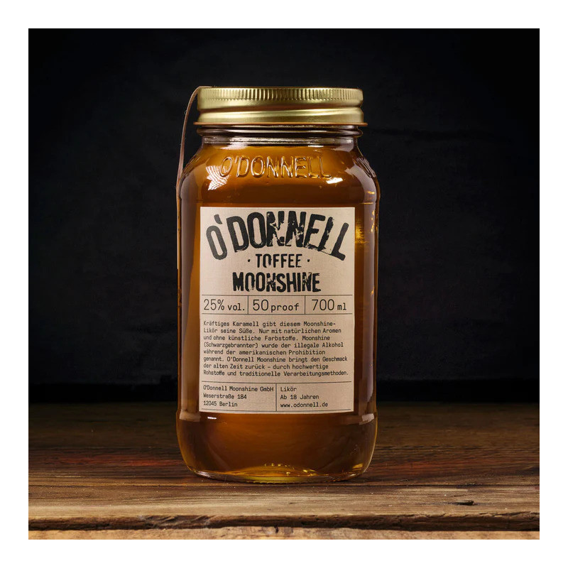 O’Donnell Moonshine Toffee gross 0,700 Liter