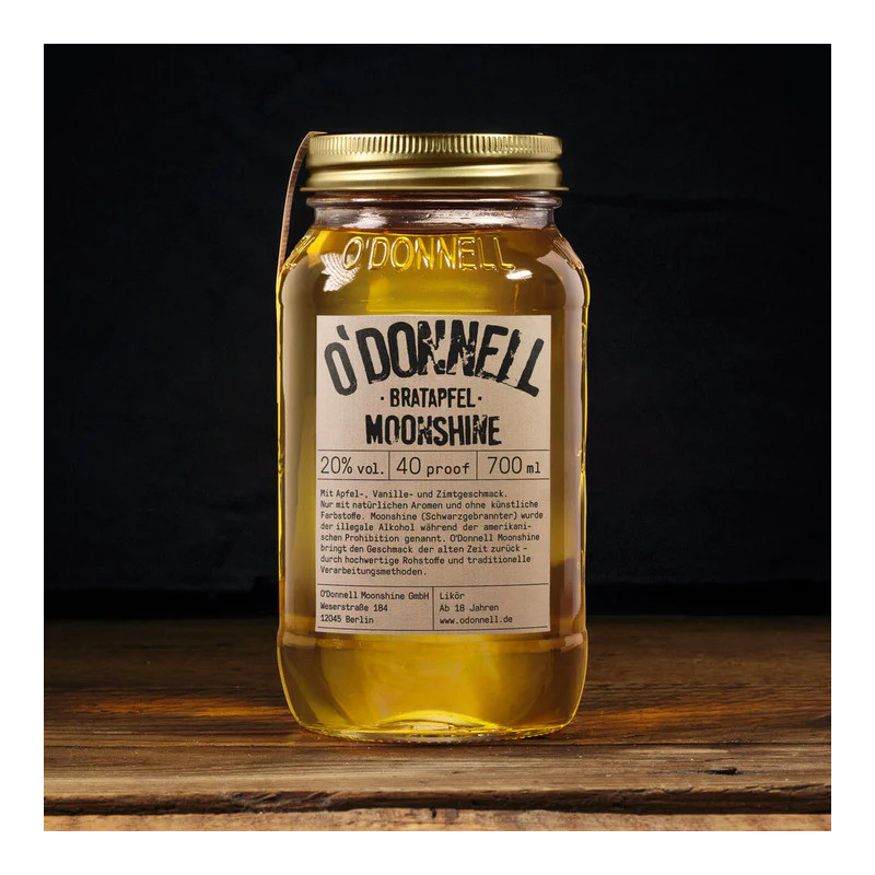 O’Donnell Moonshine Bratapfel gross 0,700 Liter