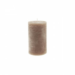 Home Society - Pillar Candle taupe - Stumpenkerze braun - 9x15 cm