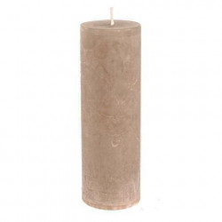 Home Society - Pillar Candle taupe - Stumpenkerze braun - 5x15 cm