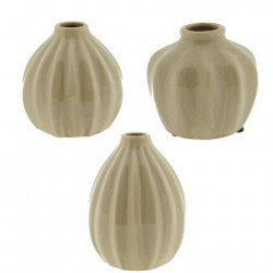 Home Society - Vase Maka - Sand - Set / 3