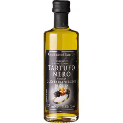 Giuliano Tartufi - Condimento Olio extra vergine al Tartufo Nero - Natives Olivenöl extra, aromatisiert mit schwarzem Trüffel