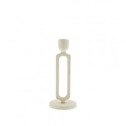 Home Society - Candle Holder Ona - weiss