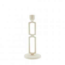 Home Society - Candle Holder Lola - weiss