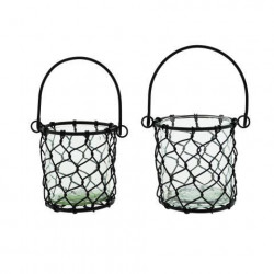 Home Society -  Basket Nadar - black - Set / 2