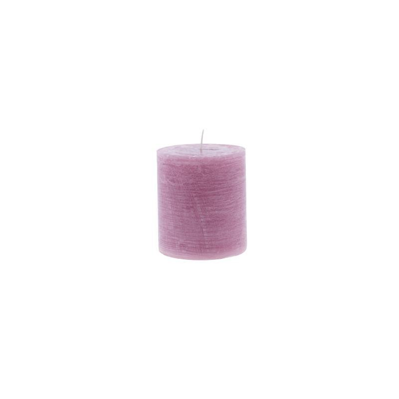 Home Society - Pillar Candle lilac - Stumpenkerze lilac - 9x10 cm
