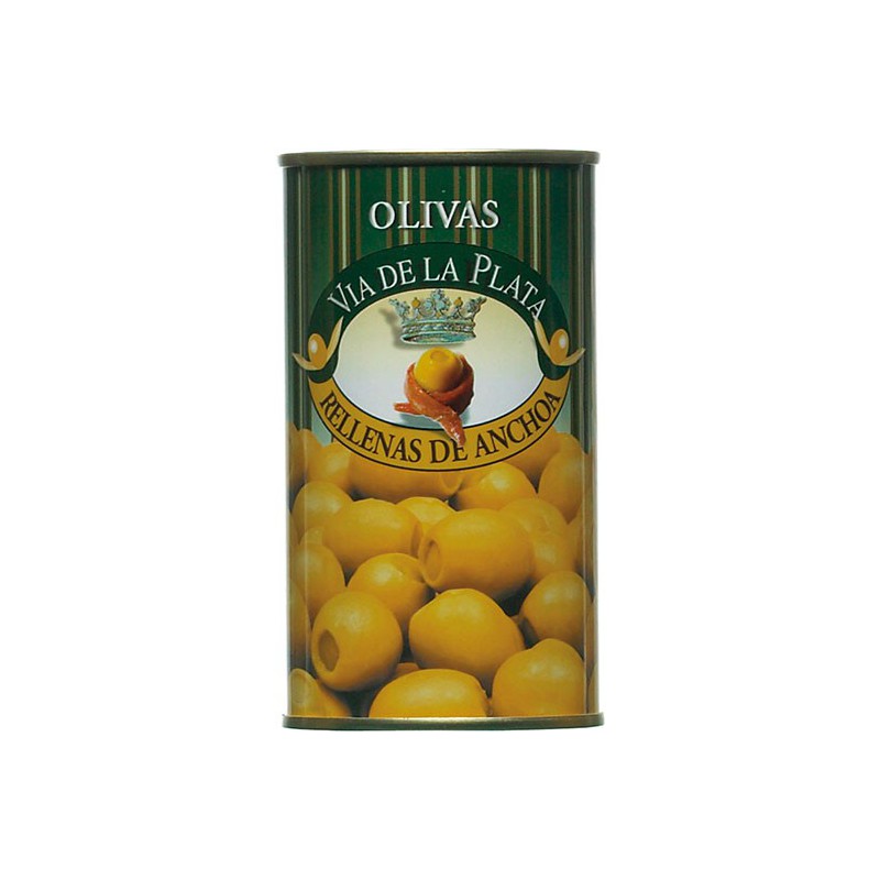 Aceitunas Rellenas de Anchoa Grüne Oliven gefüllt mit Sardellenpaste