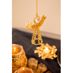 Ornament Ruby Engel - gold