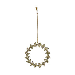 Ornament Sparkle Kranz - gold - small