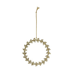 Ornament Sparkle Kranz - gold - large
