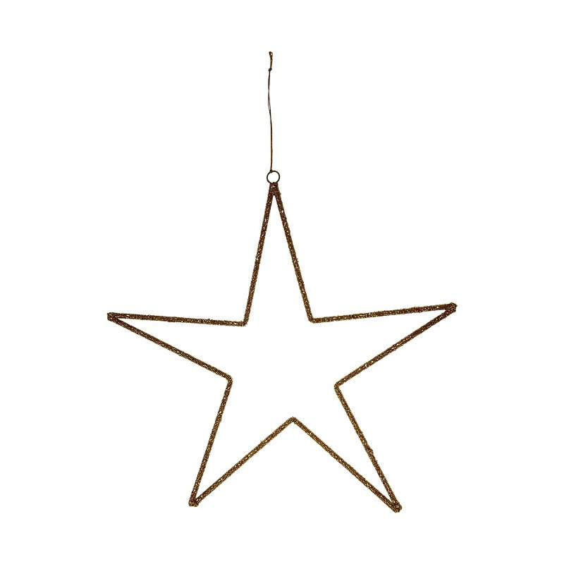 Ornament Saturn Stern - gold