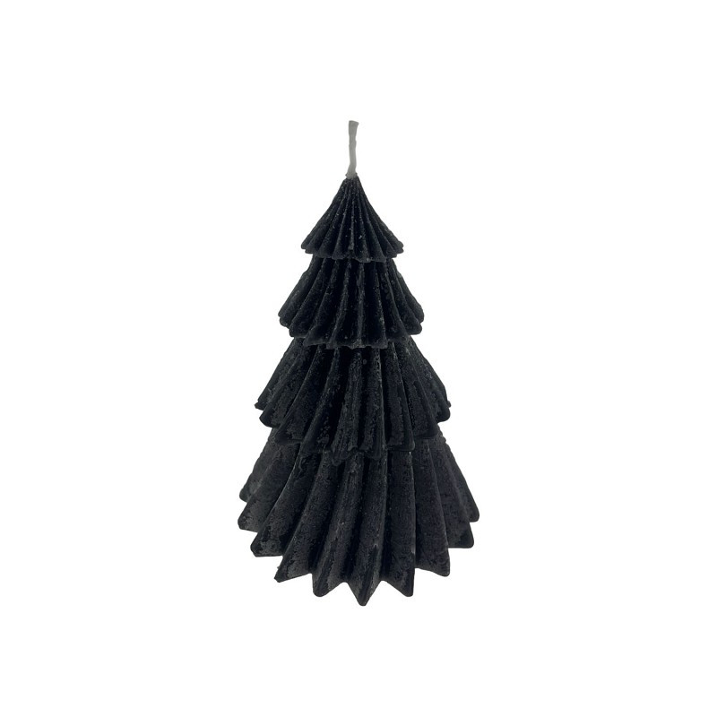 Deko Kerze Windy Tree - schwarz - small