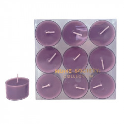 Tealight - Teelicht - purple - Box / 9