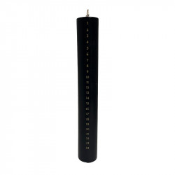 Dinner Candle Advent - black