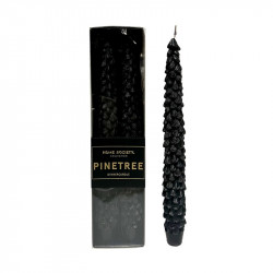 Dinner Candle Pinetree - schwarz