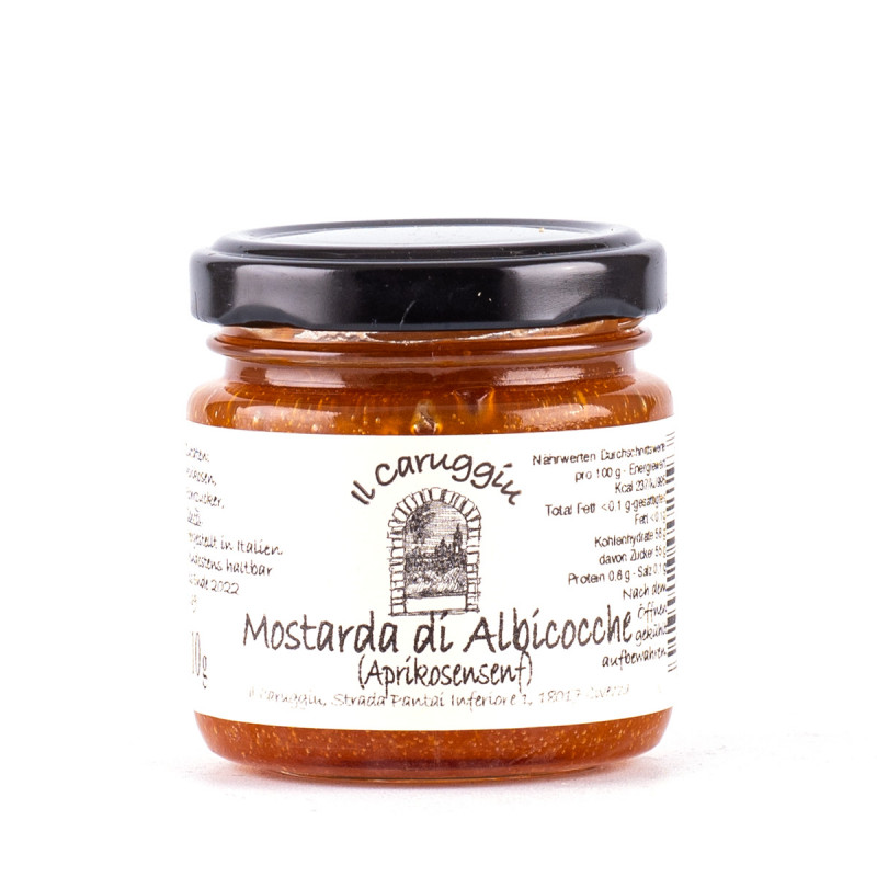 Il Caruggiu - Mostarda di Albicocche - Aprikosen Senf Il Caruggiu - Mostarda di Albicocche - Aprikosen Senf