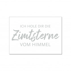 Postkarte - Ich hole Dir die Zimtsterne vom Himmel