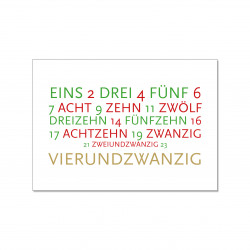 Postkarte - Countdown