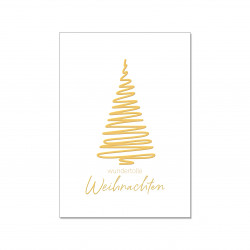 Postkarte - Wundertolle Weihnachten