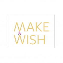 Postkarte - Make a Wish