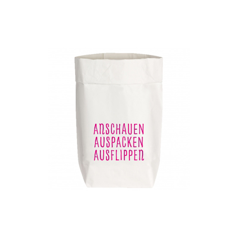PaperBag small - Anschauen Auspacken