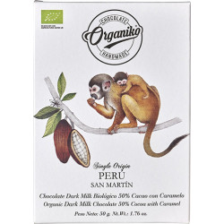 Chocolate Orgániko - Single Origin 50% Cacao Perú - San Martín