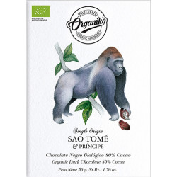 Chocolate Orgániko - Single Origin - 80% Cacao Sao Tomé & Príncipe