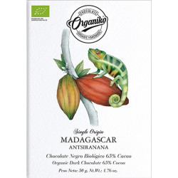 Chocolate Orgániko - Single Origin - 65% Madagaskar Antsiranana