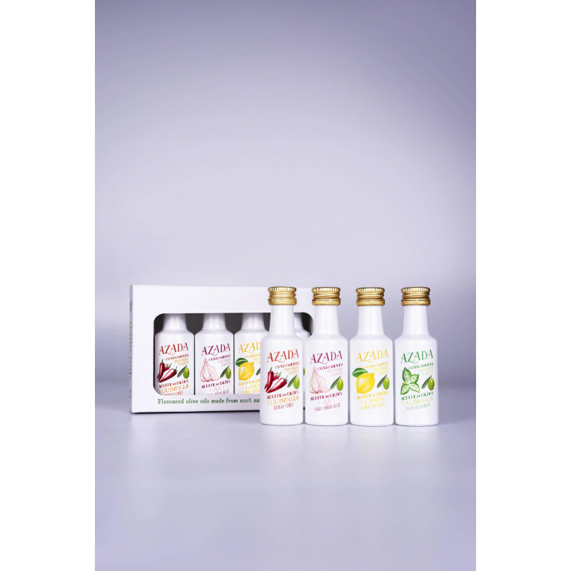 Azada Tasting Set Mini - 4 Öle - 4 x 0,020 Liter