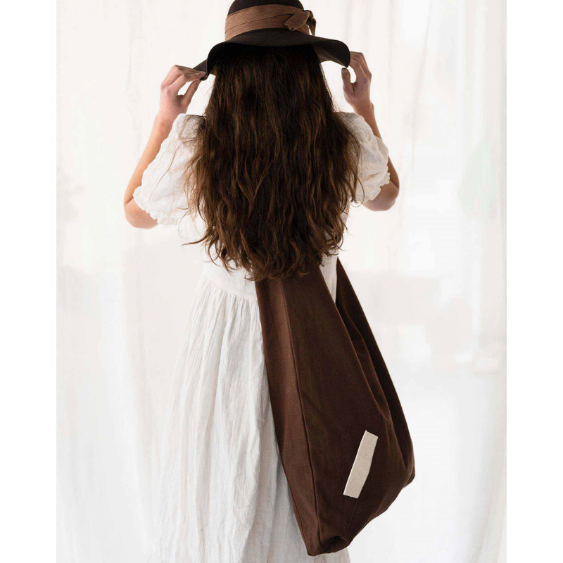 Tintok - Tira Oversized Triangle Canvas - Brown